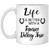 Funny Tennessee Walking Horse Mug Life Is Better With A Tennessee Walking Horse Coffee Cup 11oz White XP8434