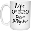 Funny Tennessee Walking Horse Mug Life Is Better With A Tennessee Walking Horse Coffee Cup 15oz White 21504