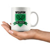 Funny Tennis Mug Weapon Of Choice 11oz White Coffee Mugs