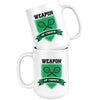 Funny Tennis Mug Weapon Of Choice 15oz White Coffee Mugs