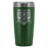 Funny Tennis Travel Mug Weapon Of Choice 20oz Stainless Steel Tumbler