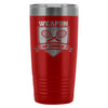 Funny Tennis Travel Mug Weapon Of Choice 20oz Stainless Steel Tumbler