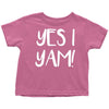 Funny Thanksgiving Shirt Yes I Yam Toddler Baby T-Shirt