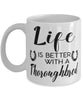 Funny Thoroughbred Horse Mug Life Is Better With A Thoroughbred Coffee Cup 11oz 15oz White