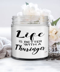 Funny Thuringer Rabbit Candle Life Is Better With A Thuringer 9oz Vanilla Scented Candles Soy Wax