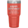 Funny Tiger Birthday Tumbler Happy Birthday I Bet That B*tch Didn't Get You A Gift