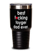 Funny Toyger Cat Tumbler B3st F-cking Toyger Dad Ever 30oz Stainless Steel