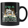Funny Tractor Mug I Solve Problems You Dont Know You Have 11oz Black Coffee Mugs