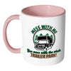 Funny Trailer Park Mug Mess With Me You Mess With White 11oz Accent Coffee Mugs