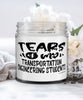 Funny Transportation Engineering Professor Teacher Candle Tears Of My Transportation Engineering Students 9oz Vanilla Scented Candles Soy Wax