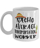 Funny Transportation Worker Mug Nacho Average Transportation Worker Coffee Mug 11oz White