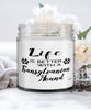 Funny Transylvanian Hound Dog Candle Life Is Better With A Transylvanian Hound 9oz Vanilla Scented Candles Soy Wax