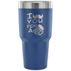 Funny Travel Mug I Mustache Ask You For A Beer 30 oz Stainless Steel Tumbler