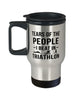 Funny Triathlete Mug Tears Of The People I Beat In Triathlon Travel Mug 14oz Stainless Steel