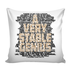 Funny Trump Graphic Pillow Cover A Very Stable Genius