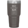 Funny Tumbler For Father Dad Thanks For Wiping My Bum Laser Etched 30oz Stainless Steel Tumbler