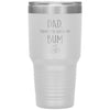 Funny Tumbler For Father Dad Thanks For Wiping My Bum Laser Etched 30oz Stainless Steel Tumbler