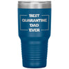 Funny Tumbler For Fathers Quarantine Dad Laser Etched 30oz Stainless Steel Tumbler