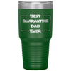 Funny Tumbler For Fathers Quarantine Dad Laser Etched 30oz Stainless Steel Tumbler