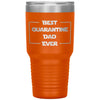 Funny Tumbler For Fathers Quarantine Dad Laser Etched 30oz Stainless Steel Tumbler