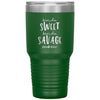 Funny Tumbler For Mothers Kinda Sweet Kinda Savage Mom Laser Etched 30oz Stainless Steel Tumbler