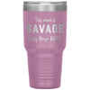 Funny Tumbler For Mothers This Mom Is Savage Classy Bougie Rachet Laser Etched 30oz Stainless Steel Tumbler