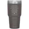 Funny Tumbler For Step Dad You Are Brave To Put Up With Me By Choice Laser Etched 30oz Stainless Steel Tumbler