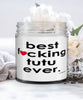 Funny Tutu Candle B3st F-cking Tutu Ever 9oz Vanilla Scented Candles Soy Wax