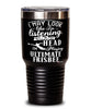 Funny Ultimate Frisbee Tumbler I May Look Like I'm Listening But In My Head I'm Playing Ultimate Frisbee 30oz Stainless Steel Black