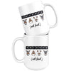 Funny Vegan Mug Friends Not Food 15oz White Coffee Mugs