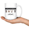 Funny Vegan Mug Friends Not Food 15oz White Coffee Mugs