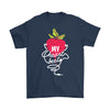 Funny Vegan Vegetarian Shirt My Heart Beets Gildan Mens T-Shirt