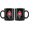 Funny Vegetarian Vegan Mug My Heart Beets 11oz Black Coffee Mugs
