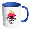 Funny Vegetarian Vegan Mug My Heart Beets White 11oz Accent Coffee Mugs