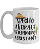 Funny Veterinary Assistant Mug Nacho Average Veterinary Assistant Coffee Cup 15oz White