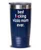 Funny Vizsla Dog Tumbler Best F-cking Vizsla Mom Ever 20oz 30oz Stainless Steel