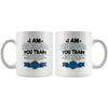 Funny Volleyball Mug I Am The Reason You Train So Hard 11oz White Coffee Mugs