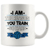 Funny Volleyball Mug I Am The Reason You Train So Hard 11oz White Coffee Mugs