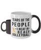 Funny Volleyballer Mug Tears Of The People I Beat In Beach Volleyball Coffee Mug Color Changing 11oz