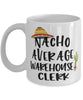 Funny Warehouse Clerk Mug Nacho Average Warehouse Clerk Coffee Mug 11oz White