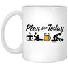 Funny Water Polo Mug Gift Adult Humor Plan For Today Water Polo Coffee Mug 11oz White XP8434