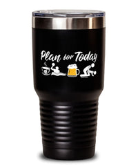 Funny Water Polo Tumbler Adult Humor Plan For Today Water Polo 30oz Stainless Steel