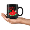 Funny Watermelon Mug Bite Me 11oz Black Coffee Mugs