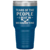 Funny Weightlifter Tumbler Tears Of The People I Beat In Weightlifting Laser Etched 30oz Stainless Steel