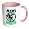 Funny Weightlifting Squats Mug A** to Grass White 11oz Accent Coffee Mugs