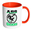 Funny Weightlifting Squats Mug A** to Grass White 11oz Accent Coffee Mugs