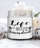 Funny Weimardoodle Dog Candle Life Is Better With A Weimardoodle 9oz Vanilla Scented Candles Soy Wax