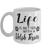Funny Welsh Terrier Dog Mug Life Is Better With A Welsh Terrier Coffee Cup 11oz 15oz White