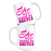Funny Wife Girlfriend Mug She Who Must Be Obeyed 15oz White Coffee Mugs