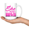 Funny Wife Girlfriend Mug She Who Must Be Obeyed 15oz White Coffee Mugs